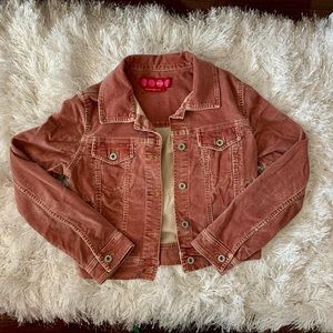 Pink corduroy jacket